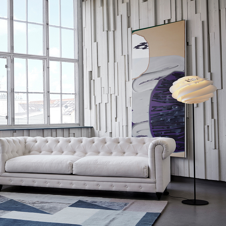 Swirl Golvlampa Black