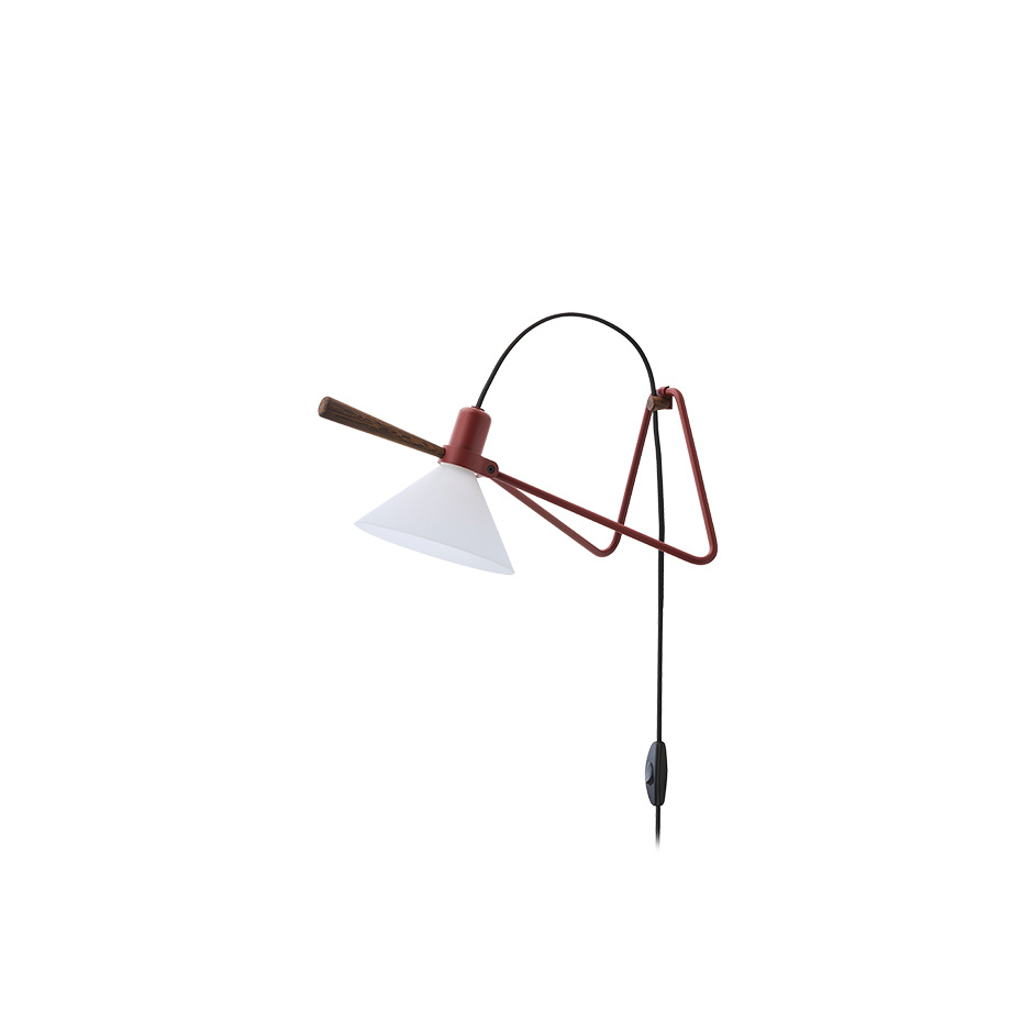 Spot 356 Bordslampa/Vägglampa Oxide Red