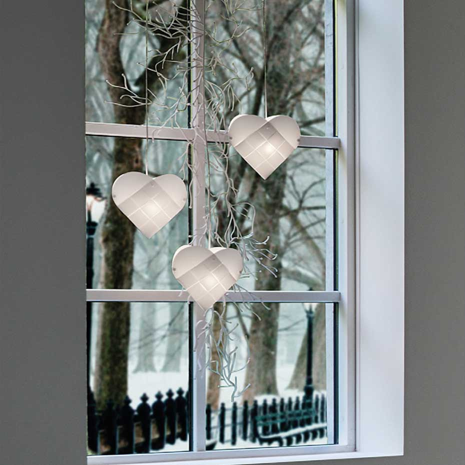 Heart Light Stjärna X-Small White