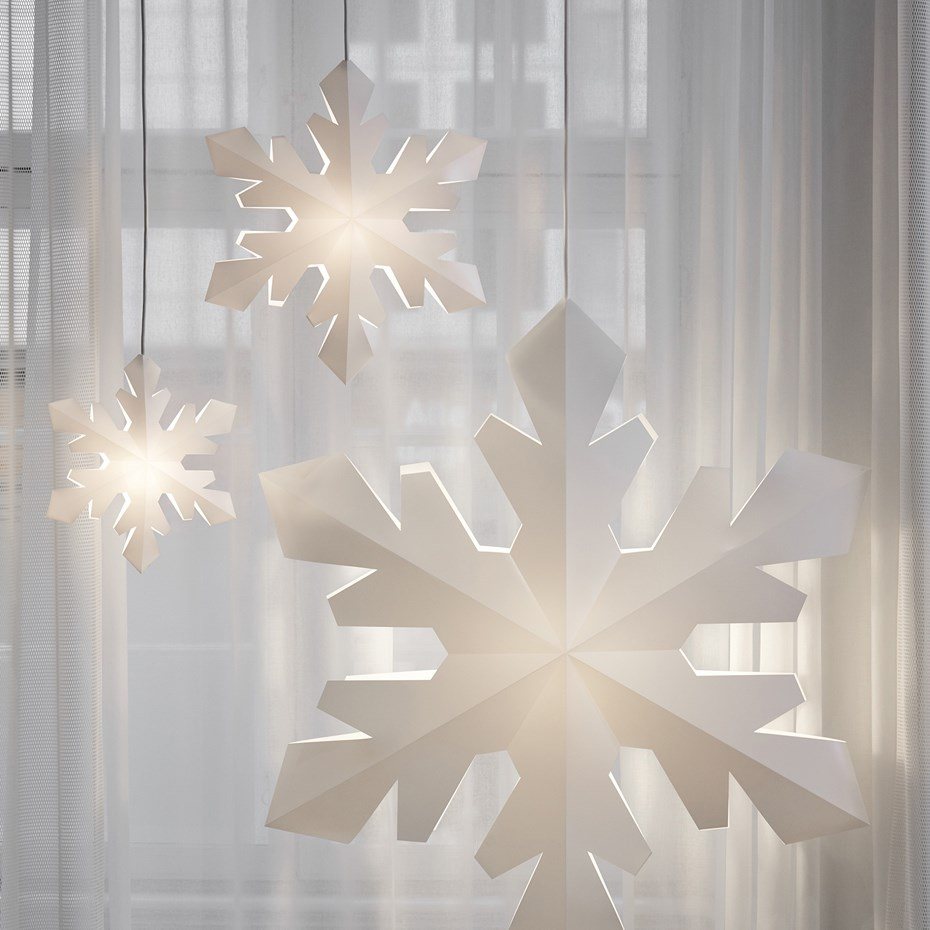 Snowflake Stjärna Small White