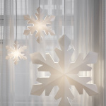 Snowflake Stjärna Small White Snowflake Stjärna Small White