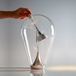 Blow Bordslampa Chrome/Crystal Clear Blow Bordslampa Chrome/Crystal Clear