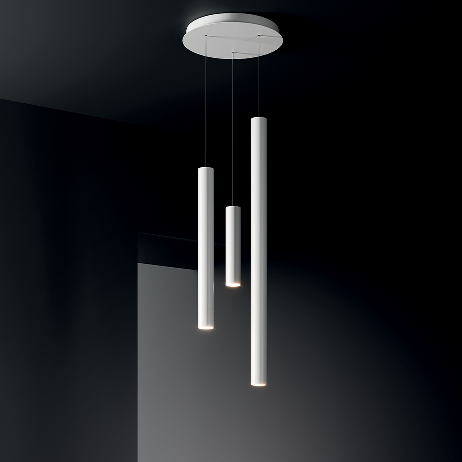 A-Tube Pendel Medium 60cm Matt White