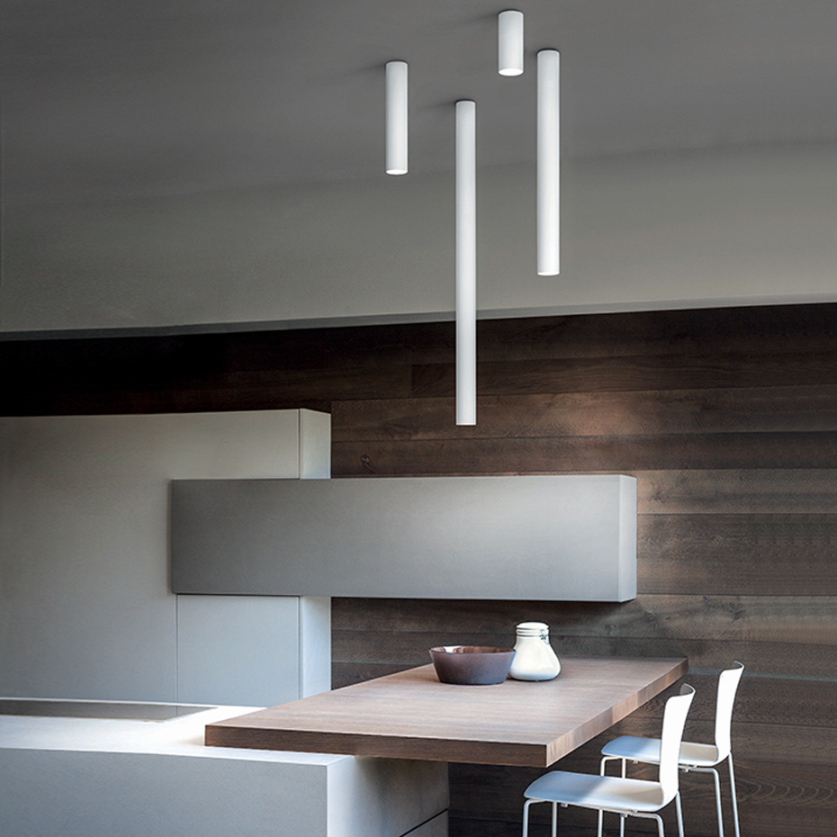 A-Tube Taklampa Medium 60cm Matt White