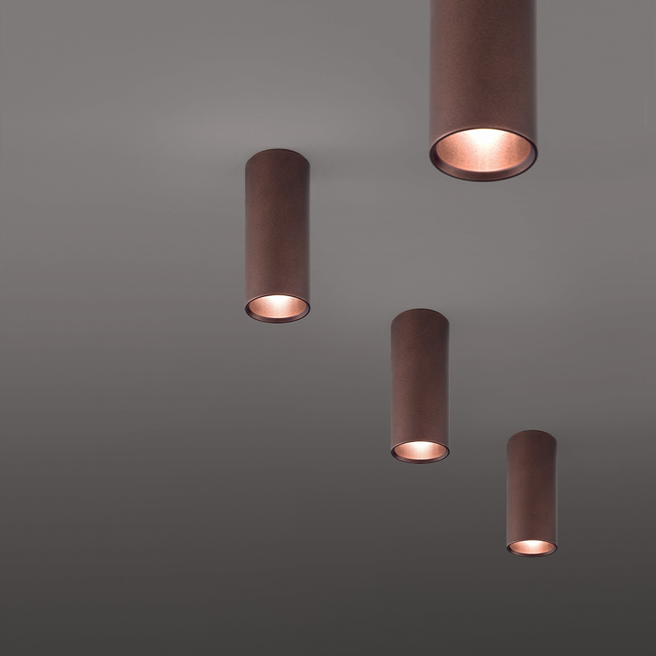 A-Tube Taklampa Medium 60cm Coppery Bronze