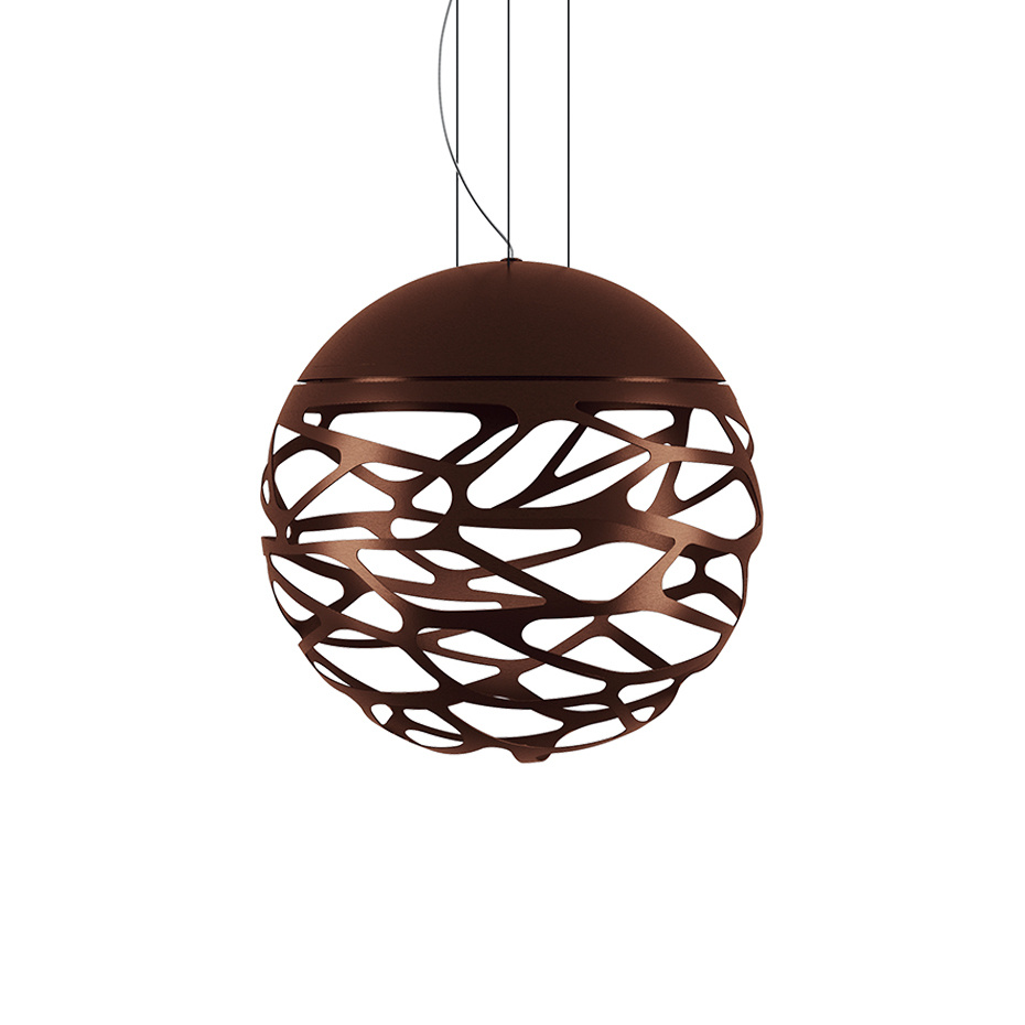 Kelly Sphere Pendel Medium Ø50cm Coppery Bronze