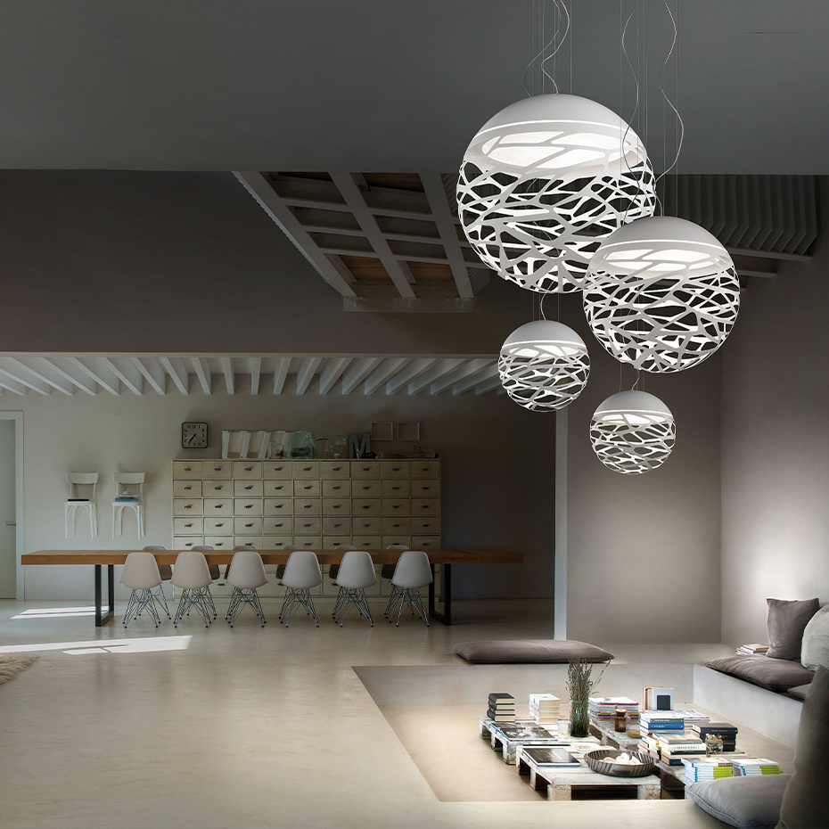 Kelly Sphere Pendel Medium Ø50cm Coppery Bronze