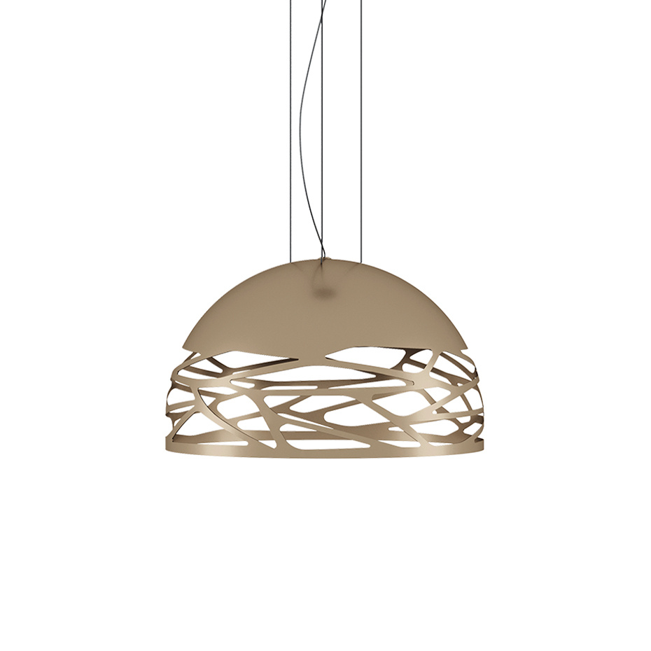 Kelly Dome Pendel Small Ø50cm Matt Champagne