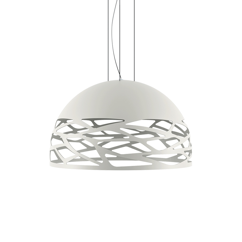 Kelly Dome Pendel Medium Ø60cm Matt White