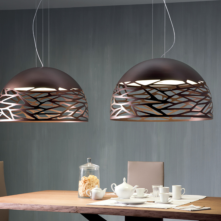 Kelly Dome Pendel Medium Ø60cm Coppery Bronze