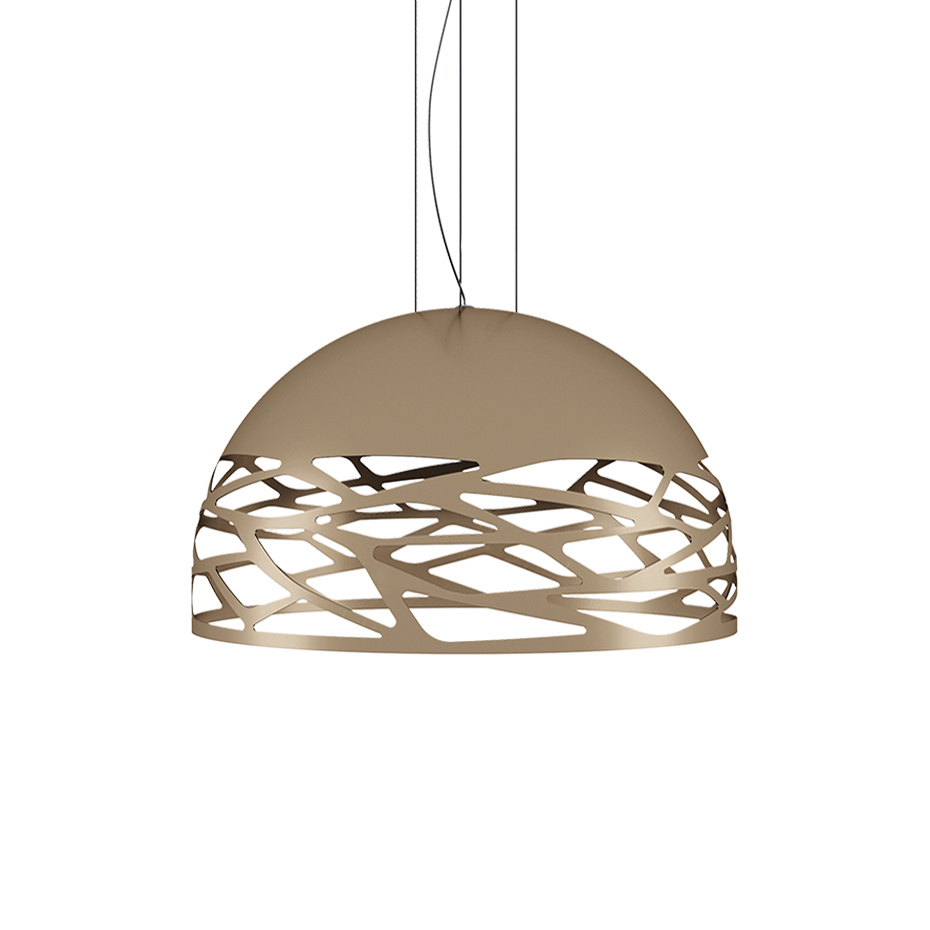 Kelly Dome Pendel Medium Ø60cm Matt Champagne