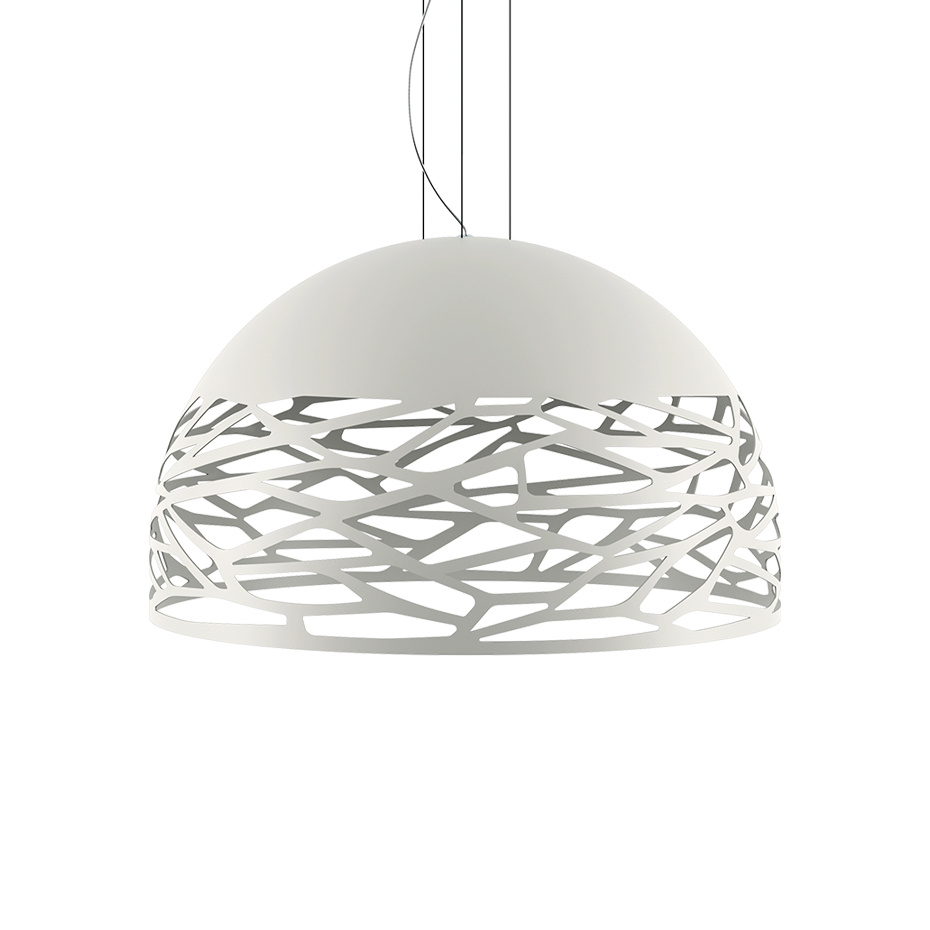 Kelly Dome Pendel Large Ø80cm Matt White