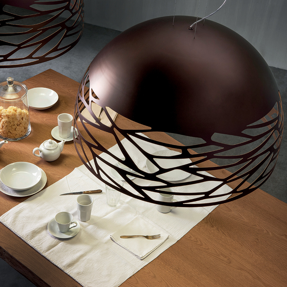 Kelly Dome Pendel Large Ø80cm Coppery Bronze