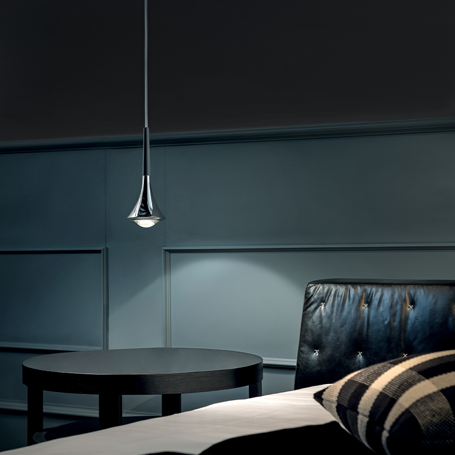 Rain Pendel Chrome/Matt Black