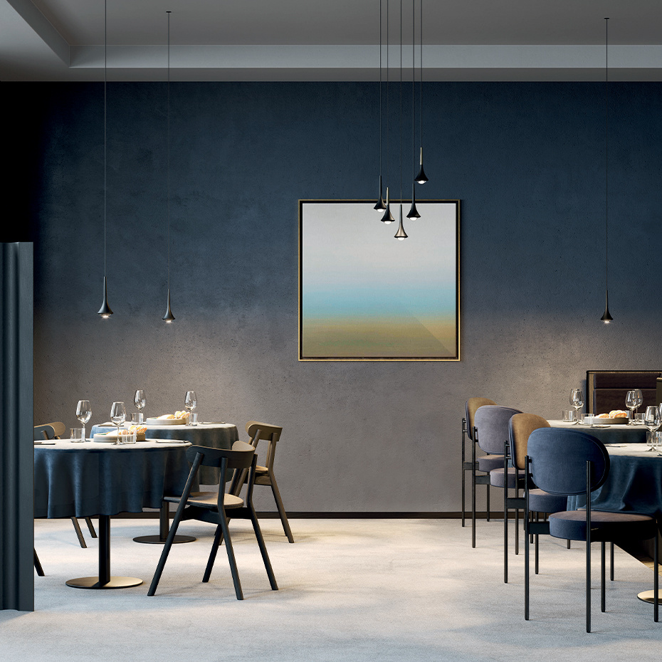 Rain Pendel Chrome/Coppery Bronze