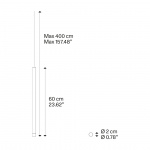 A-Tube Nano Pendel Medium 60cm Gold A-Tube Nano Pendel Medium 60cm Gold