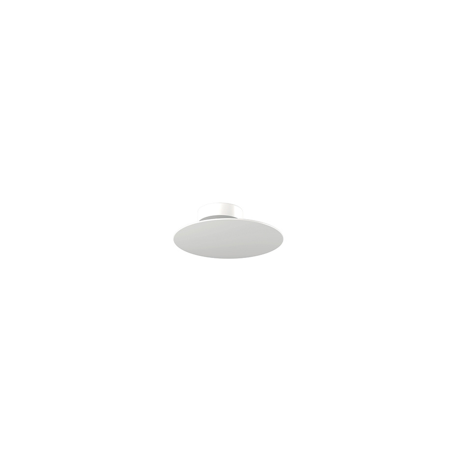 Puzzle Round Taklampa/Vägglampa Single Matt White