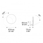 Puzzle Round Taklampa/Vägglampa Single Matt Black Puzzle Round Taklampa/Vägglampa Single Matt Black