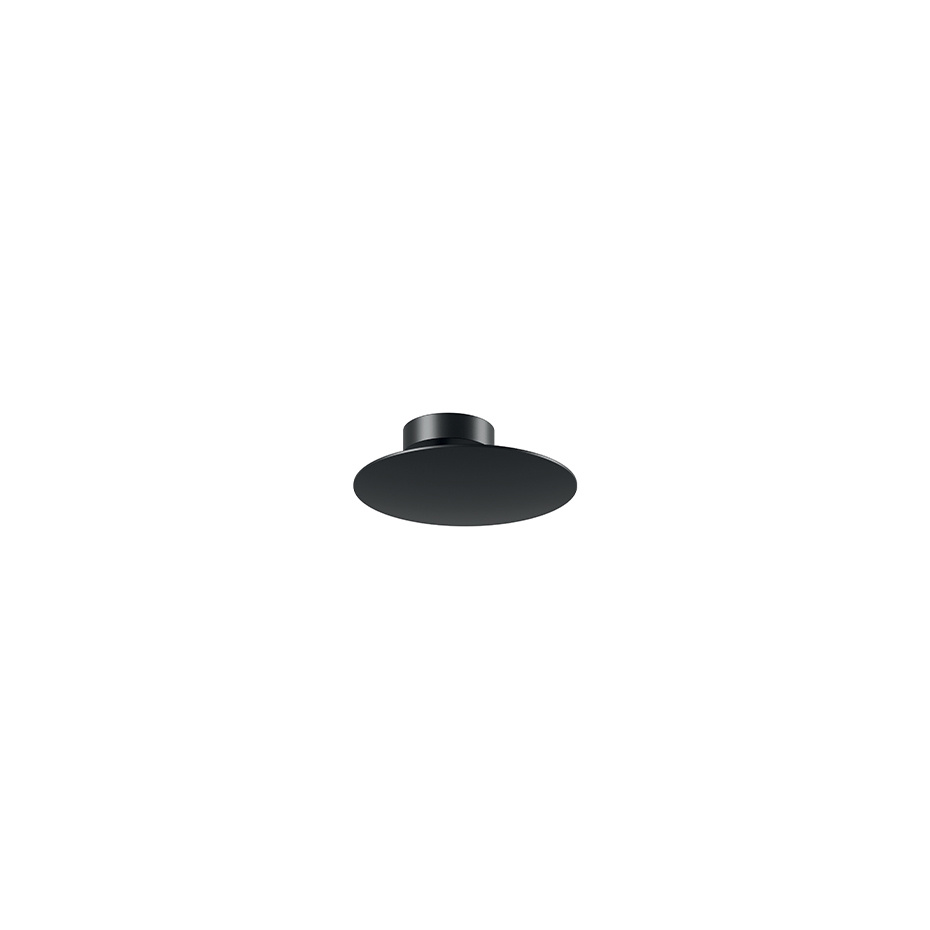 Puzzle Round Taklampa/Vägglampa Single Matt Black