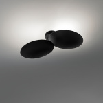 Puzzle Round Taklampa/Vägglampa Double Matt Black Puzzle Round Taklampa/Vägglampa Double Matt Black