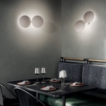 Puzzle Round Taklampa/Vägglampa Double Matt Black Puzzle Round Taklampa/Vägglampa Double Matt Black