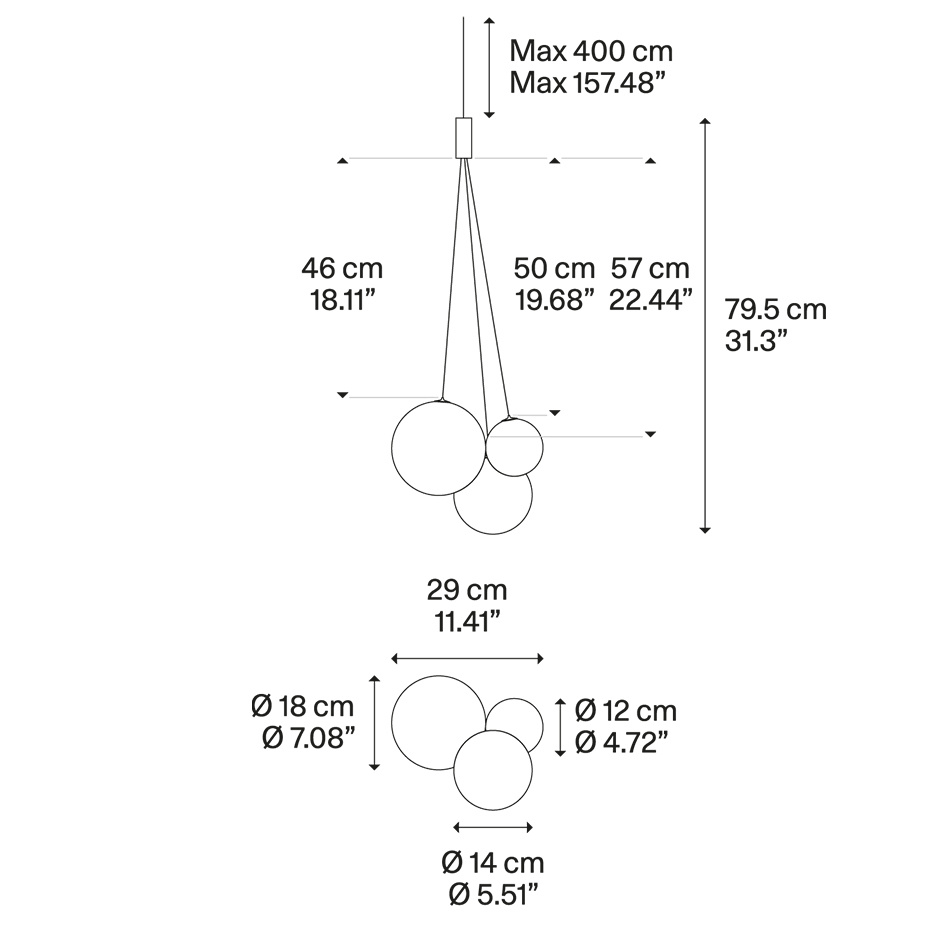 Random Pendel Crystal Clear