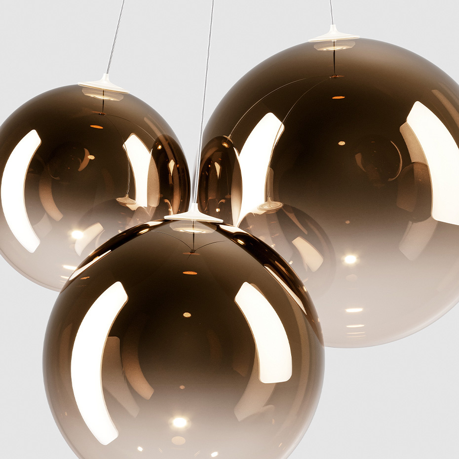 Random Pendel Glossy Bronze