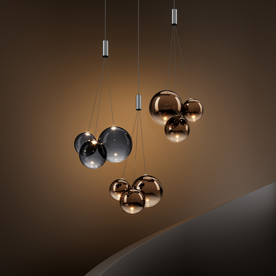 Random Pendel Glossy Bronze