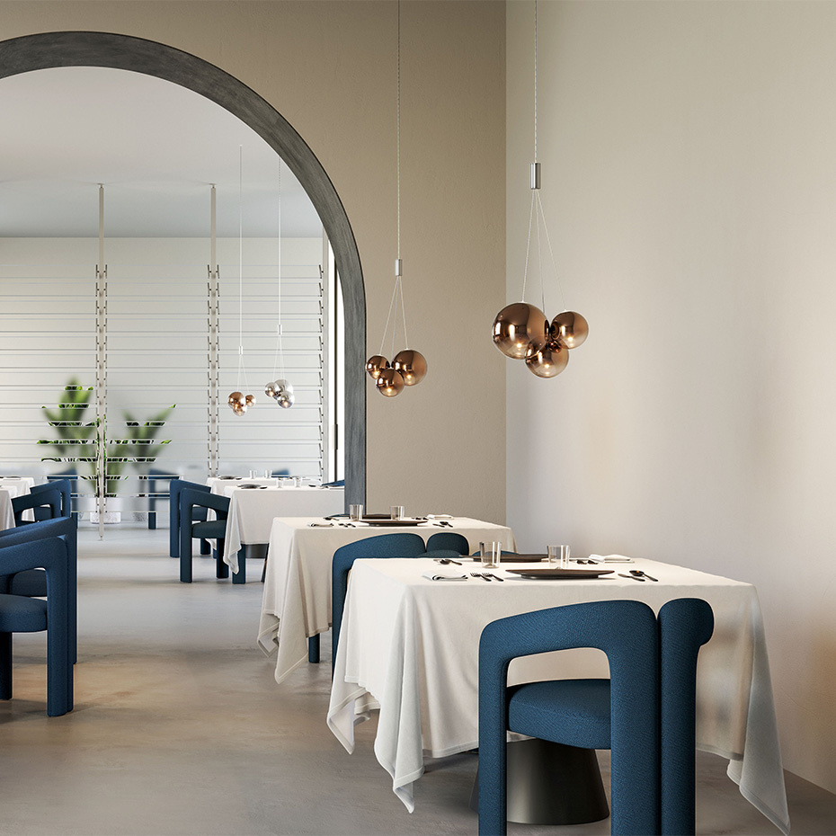 Random Pendel Glossy Bronze