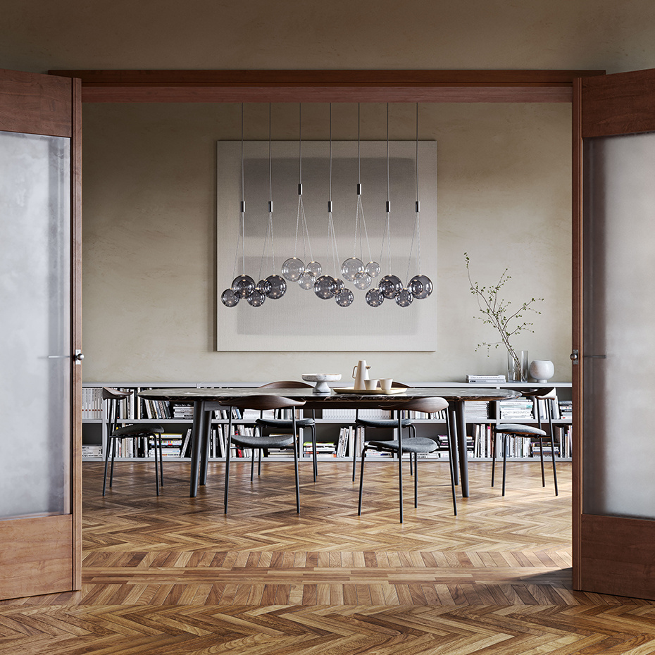 Random Pendel Glossy Bronze