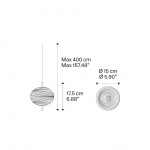 Jefferson Pendel Mini Crystal/Gold Jefferson Pendel Mini Crystal/Gold