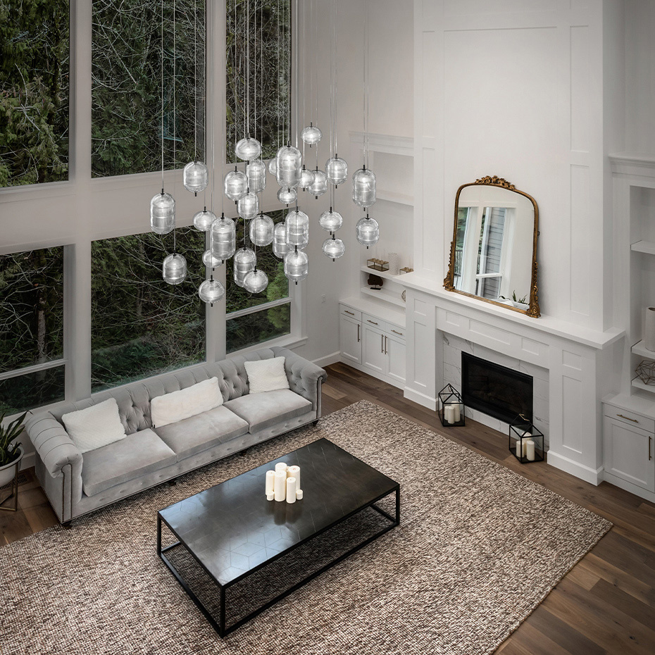 Jefferson Pendel Mini Crystal/Gold