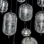 Jefferson Pendel Small Crystal/Black Chrome Jefferson Pendel Small Crystal/Black Chrome