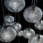 Jefferson Pendel Small Crystal/Black Chrome Jefferson Pendel Small Crystal/Black Chrome