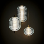 Jefferson Pendel Small Crystal/Gold Jefferson Pendel Small Crystal/Gold