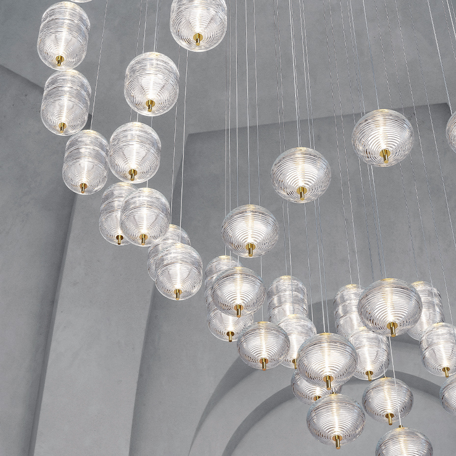 Jefferson Pendel Small Crystal/Gold