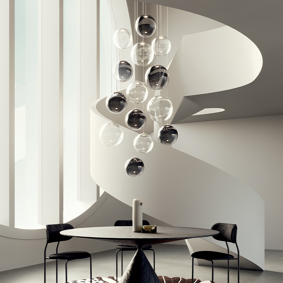 Random Solo Pendel Ø12cm Chrome