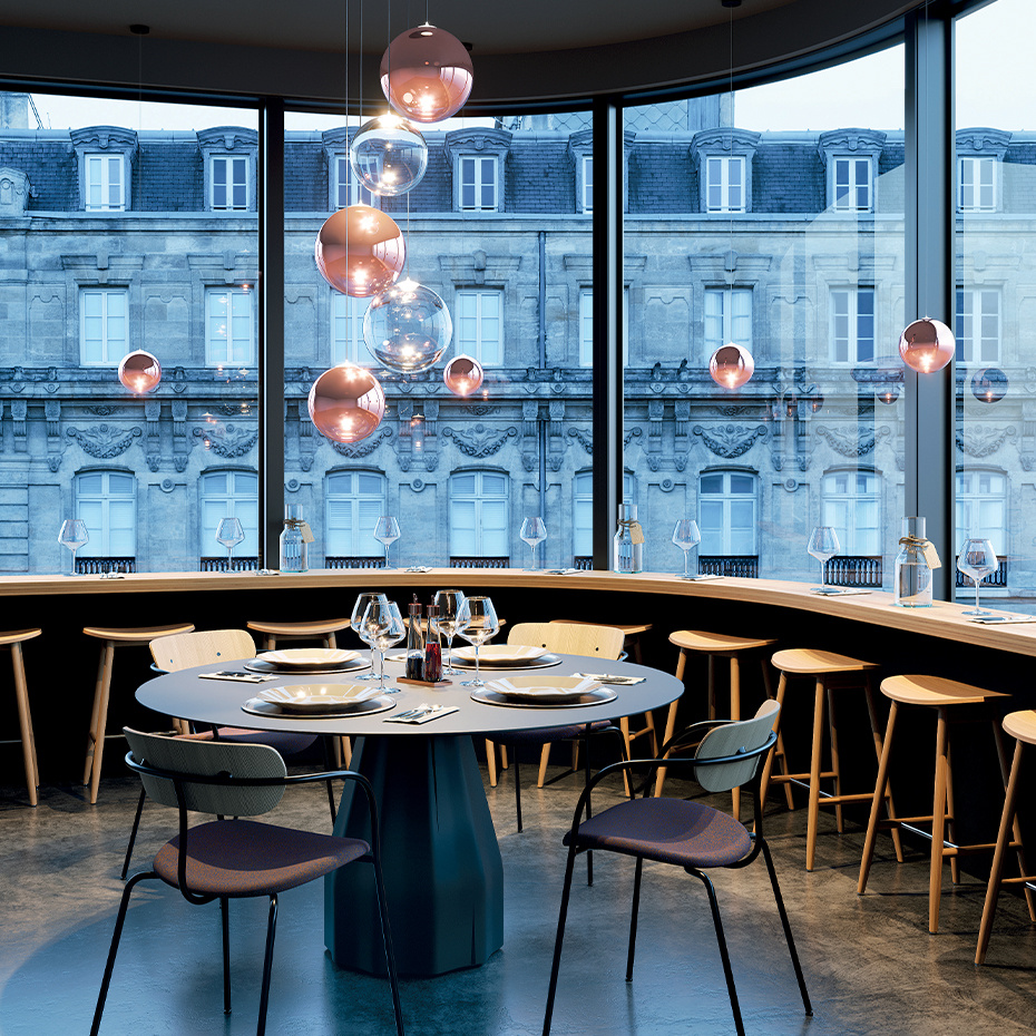 Random Solo Pendel Ø12cm Glossy Smoke