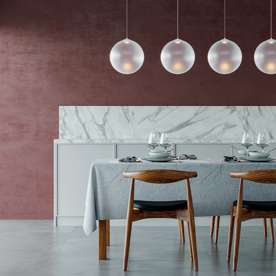 Random Solo Pendel Ø23cm Crystal Clear