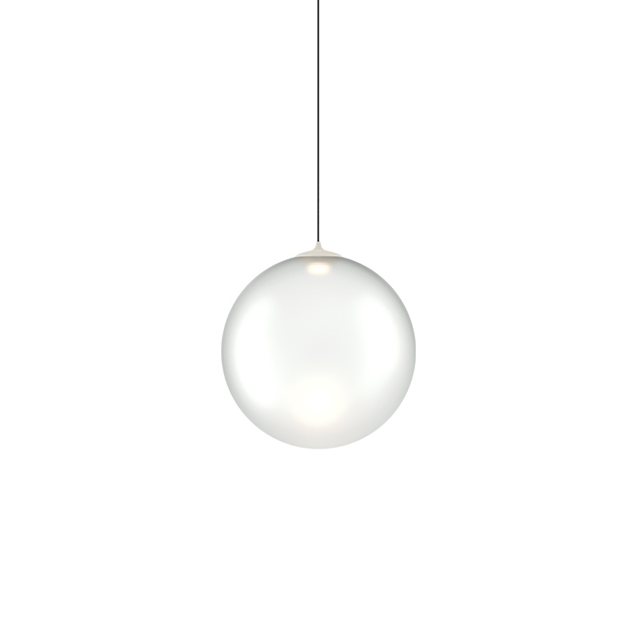 Random Solo Pendel Ø28cm Frosted White