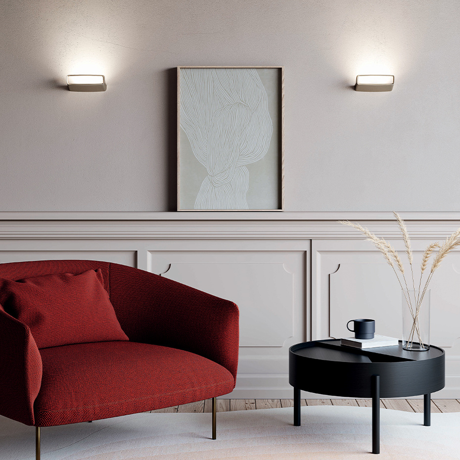 Aile Vägglampa Matt Black