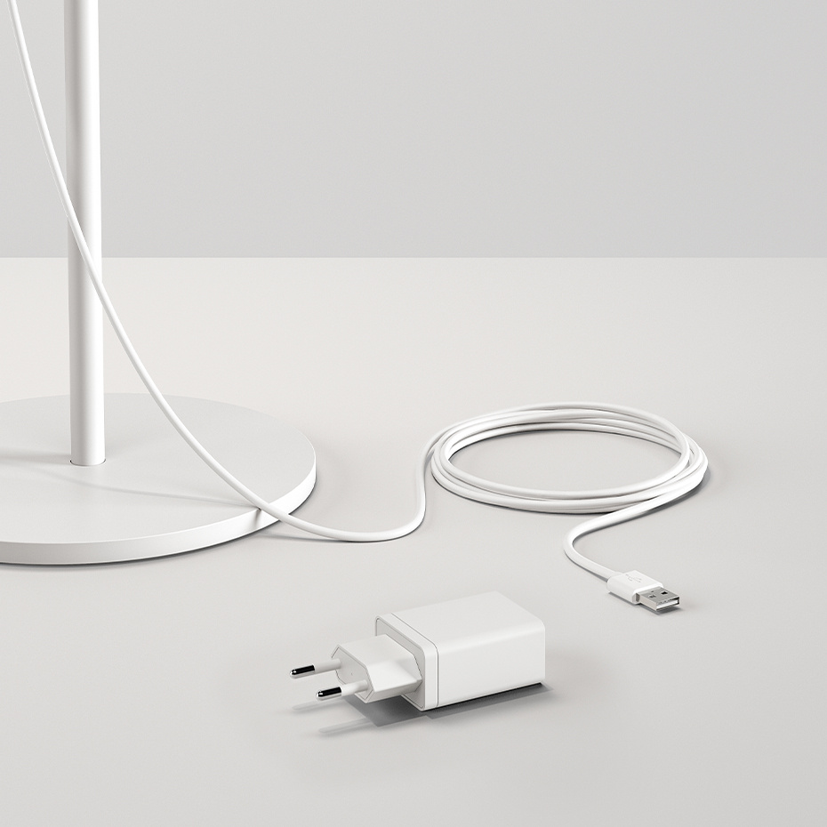 Hover Bordslampa Matt White