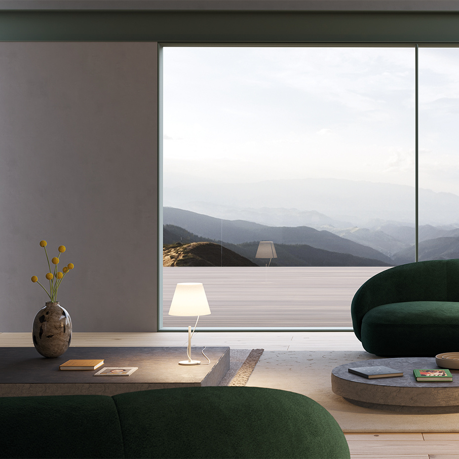 Hover Bordslampa Matt White