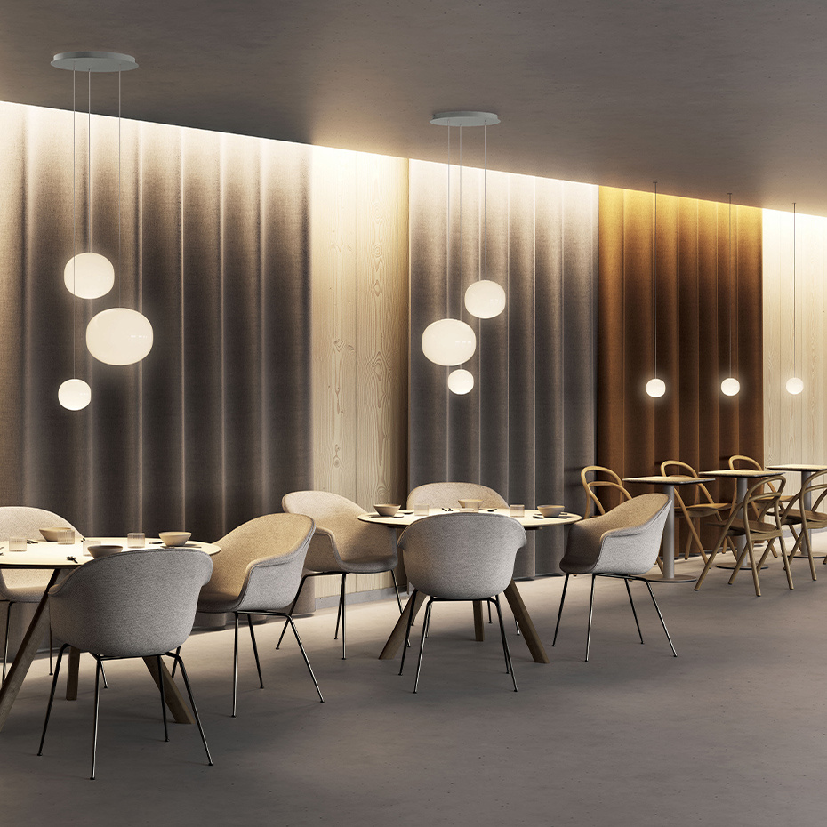 Volum Pendel Ø22cm Glossy White