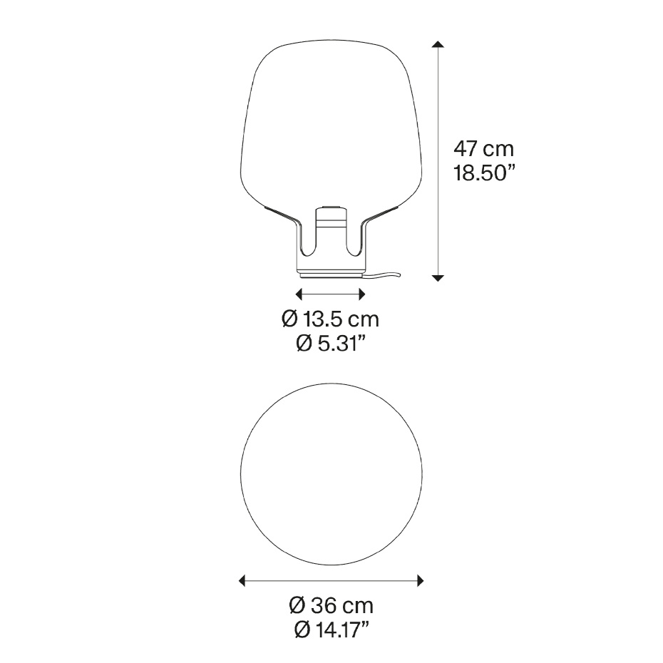 Flar Bordslampa Small Champagne/Honey