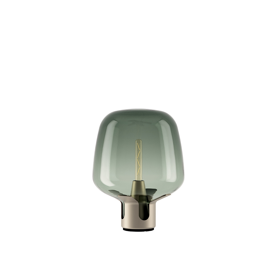 Flar Bordslampa Small Champagne/Turquoise