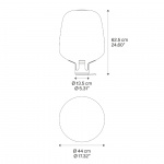 Flar Bordslampa Large Champagne/Honey Flar Bordslampa Large Champagne/Honey