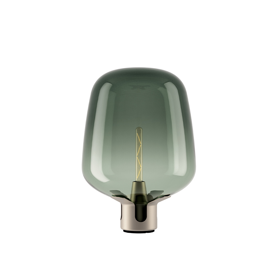 Flar Bordslampa Large Champagne/Turquoise