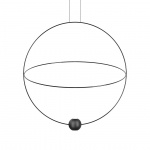 Elara Pendel Large Matt Black/Glossy Black Elara Pendel Large Matt Black/Glossy Black