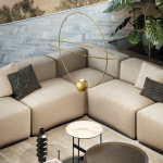 Elara Pendel Large Matt Gold/Glossy Gold Elara Pendel Large Matt Gold/Glossy Gold